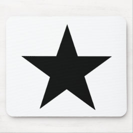 Star Black The MUSEUM Zazzle Geschenke Mousepad