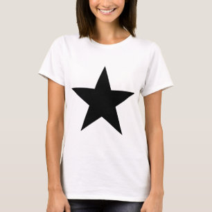 Star Black The MUSEUM Zazzle Geschenke T-Shirt