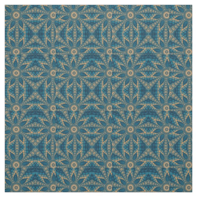 Star Blume Fraktal Stoff (Muster)