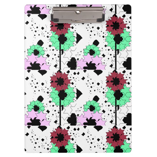 Star-Blume Klemmbrett (Vorderseite)