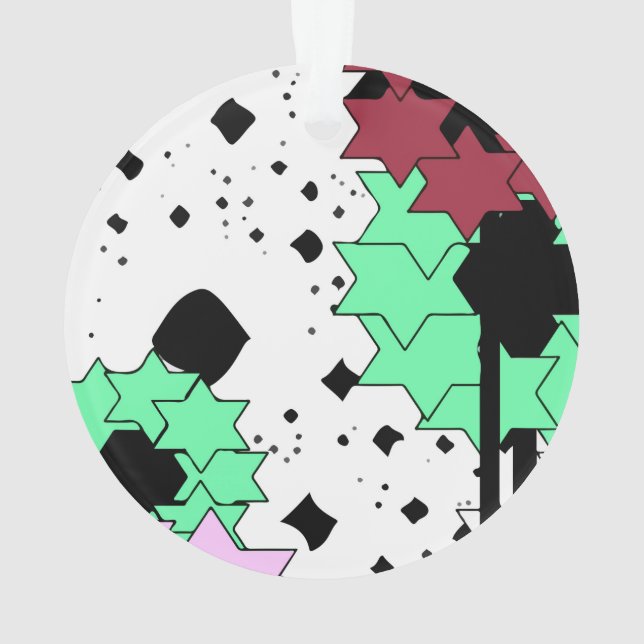 Star-Blume Ornament (Rückseite)