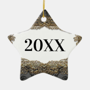 Star Bright First Christmas Keramik Ornament