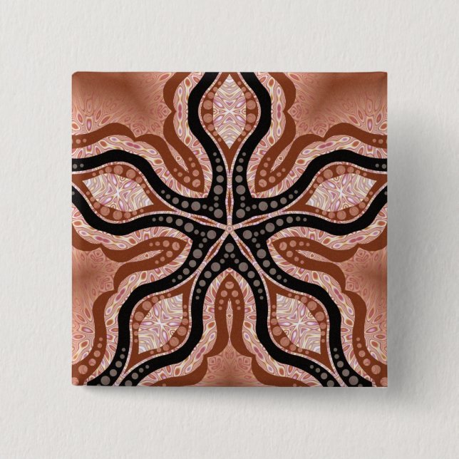 STAR-Button "EarthStar #5" Button (Vorderseite)