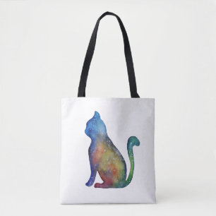 Star Cat Custom All-Over-Print Tote Bag