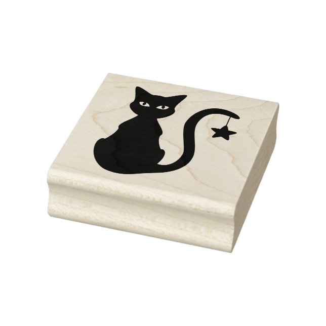 Star Cat Rubber Briefmarke Gummistempel (Stempel)