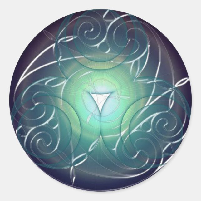 Star Catcher Runder Aufkleber (Vorderseite)