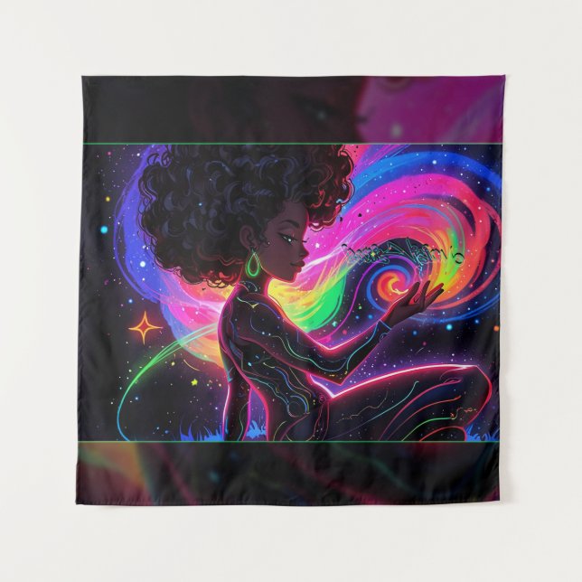 Star Child Tapestry Wandteppich (Vorderseite)