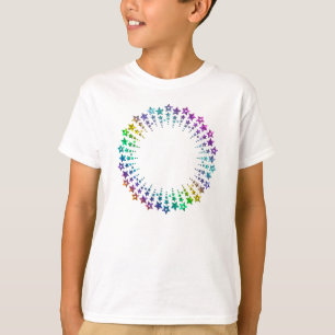Star Circle farbige I + Ihr Backgr. Ideen T-Shirt