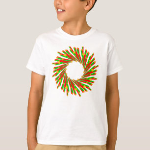 Star Circle Rays farbig I + Ihr Backgr. Ideen T-Shirt