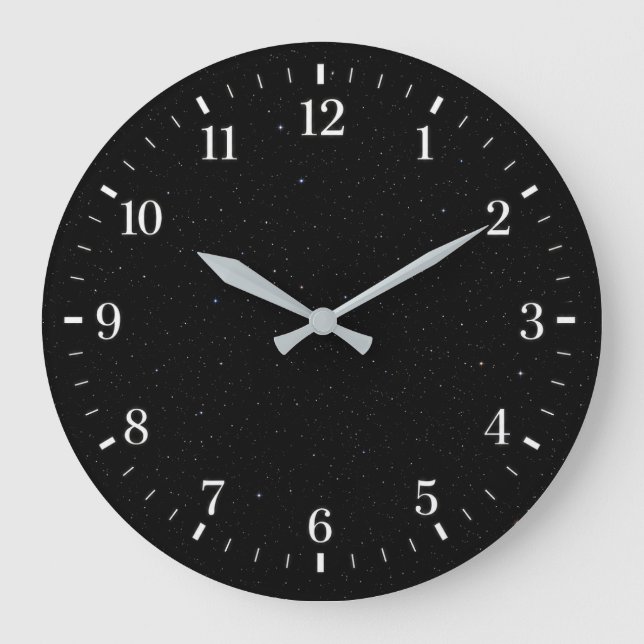 Star Clock 2026 Version Große Wanduhr (Vorderseite)