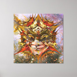 Star Clown Leinwanddruck