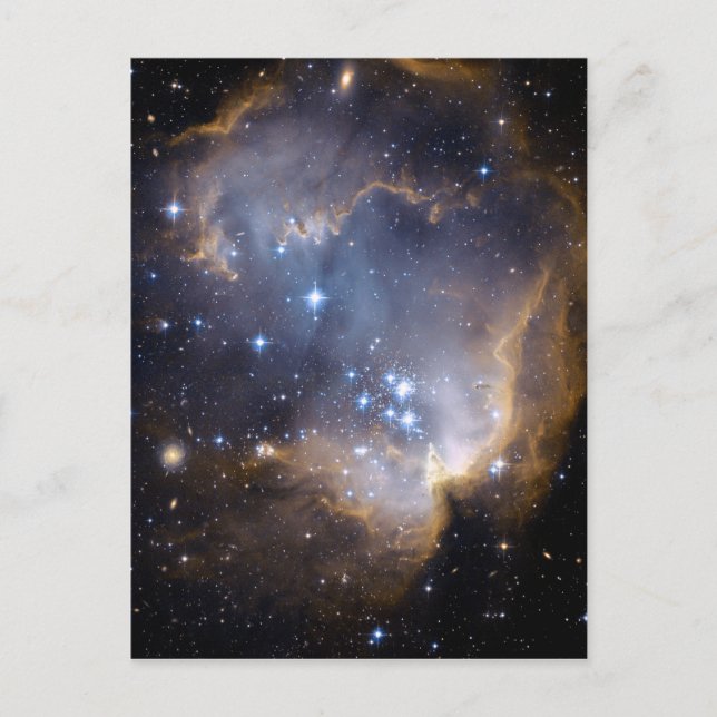 Star Cluster N90 Hubble Space Postkarte (Vorderseite)