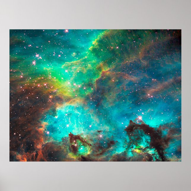 Star Cluster NGC 2074 im kosmischen Cloud-Wert Poster (Vorne)