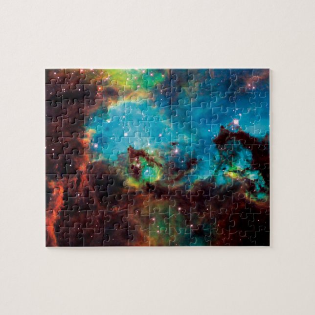 Star Cluster NGC 2074 Tarantula Nebula Space Foto Puzzle (Horizontal)