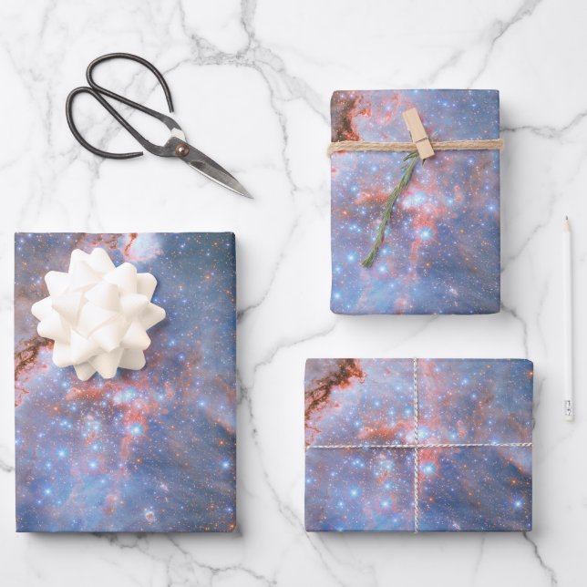 Star Cluster NGC 346 Geschenkpapier Set (Vorderseite)