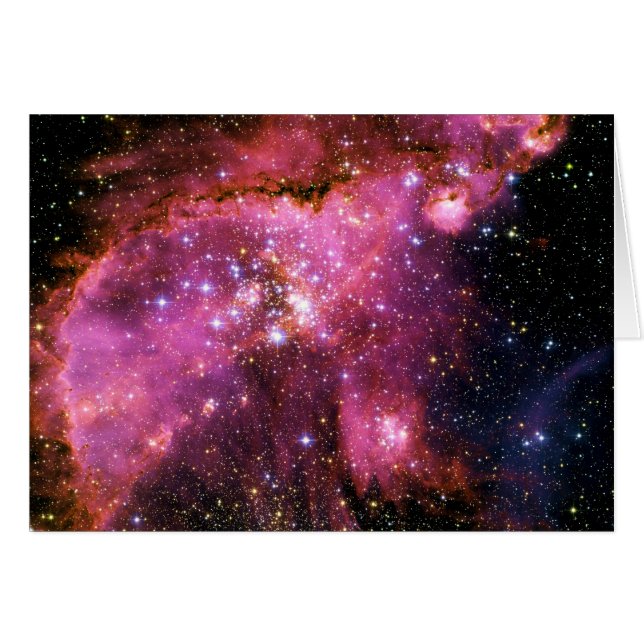 STAR CLUSTER NGC-346 (Weltraum) ~ (Vorderseite (Horizontal))