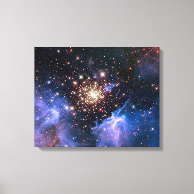 Star Cluster NGC 3603 (Hubble) Leinwanddruck (Vorderseite)