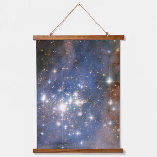 Star Cluster Trumpler 14. Wandteppich Mit Holzrahmen