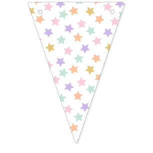 Star Confetti (Pastel) Wimpelkette