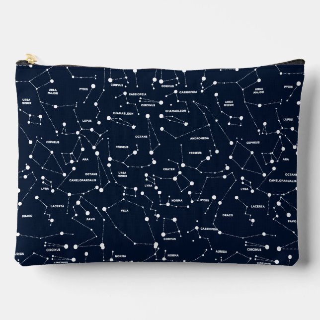 Star Constellation Toilettenbeutel Zubehörtasche (Vorderseite)