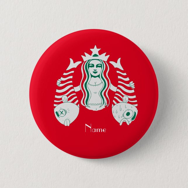 Star-Crown Queen Mermaid Thunder_Cove Button (Vorderseite)