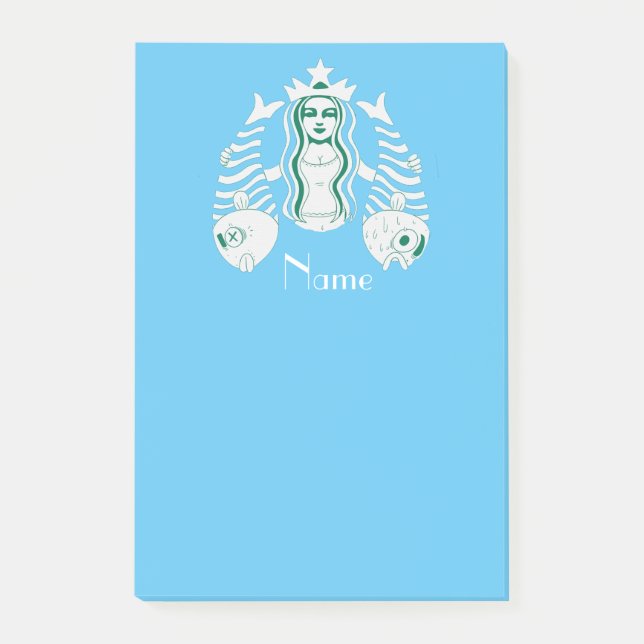 Star-Crown Queen Mermaid Thunder_Cove Post-it Klebezettel (Vorderseite)