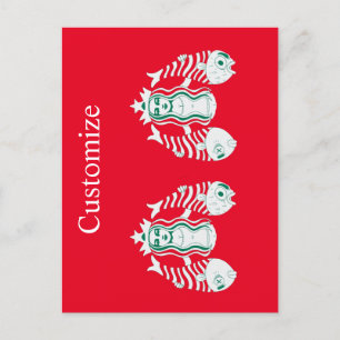 Star-Crown Queen Mermaid Thunder_Cove Postkarte