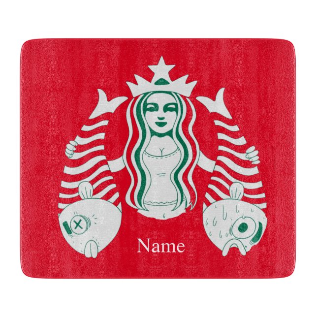 Star-Crown Queen Mermaid Thunder_Cove Schneidebrett (Vorderseite)