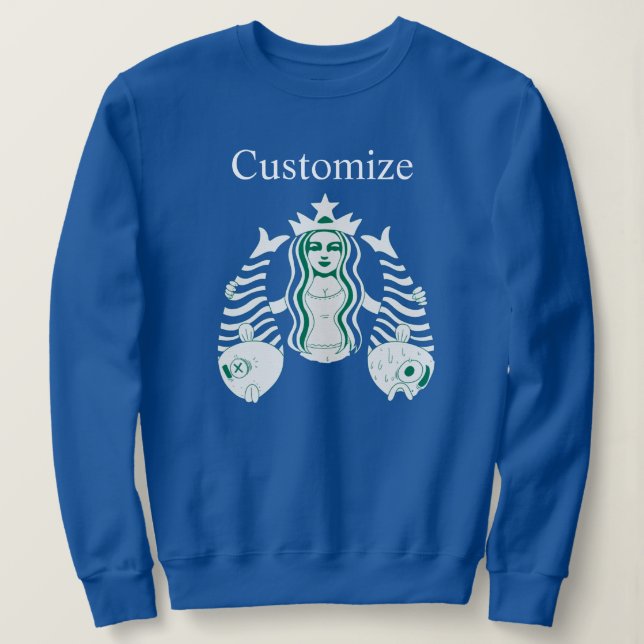Star-Crown Queen Mermaid Thunder_Cove Sweatshirt (Design vorne)
