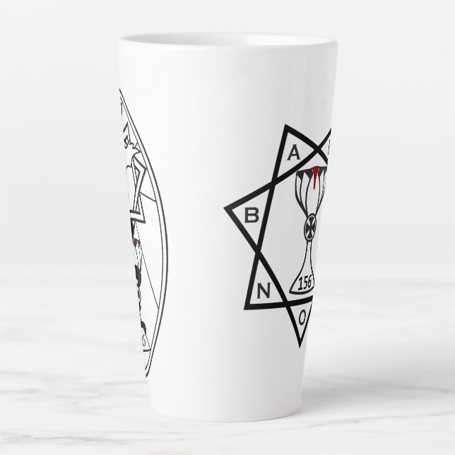 Star der Babalon Logo- und Lamen-Tasse Milchtasse (Vorderseite)