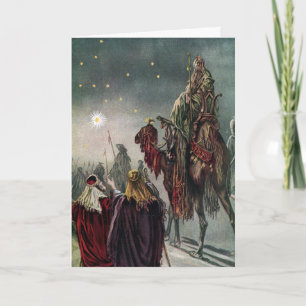 Star der Bethlehem Grußkarte Feiertagskarte