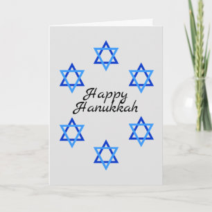 Star der David Hanukkah Holiday Card Karte