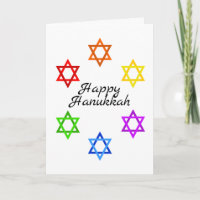Star der David Hanukkah Pride Holiday Card