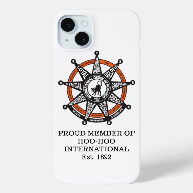 Star der Hoo-Hoo-Gehäuse "Proud Member"-Design Case-Mate iPhone Hülle (Rückseite)