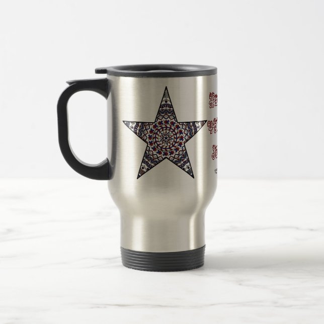 Star der Unabhängigkeitsbewegung in der Tasse (Links)
