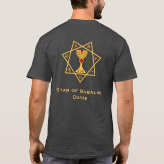 Star des Babalon-Gold-Logos Zweimal T - Shirt