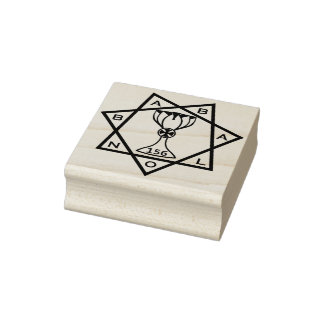 Star des Babalon-Logo-Stampers Gummistempel