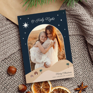 Star des Bethlehem-Fotos Feiertagskarte