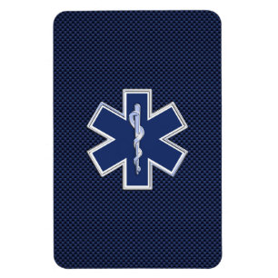 Star des Lebens Paramedic Emergency Medical S Deco Magnet