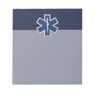 Star des Lebens Paramedic Emergency Medical S Deco Notizblock