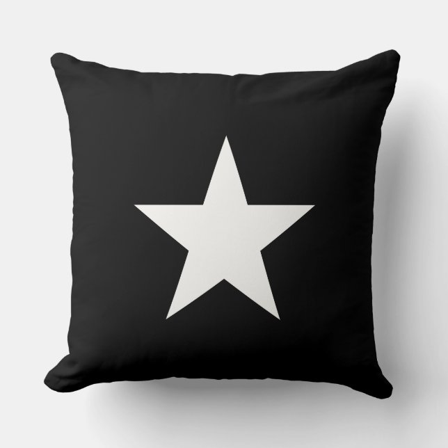 Star - Emo - Goth - Throw Kissen (Vorderseite)
