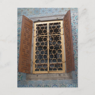 Star-Fenster Postkarte