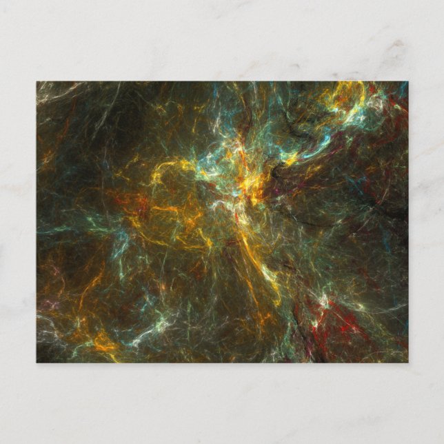 Star Field Postkarte (Vorderseite)