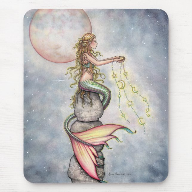 Star Fill Sky Mermaid Mousepad (Vorne)