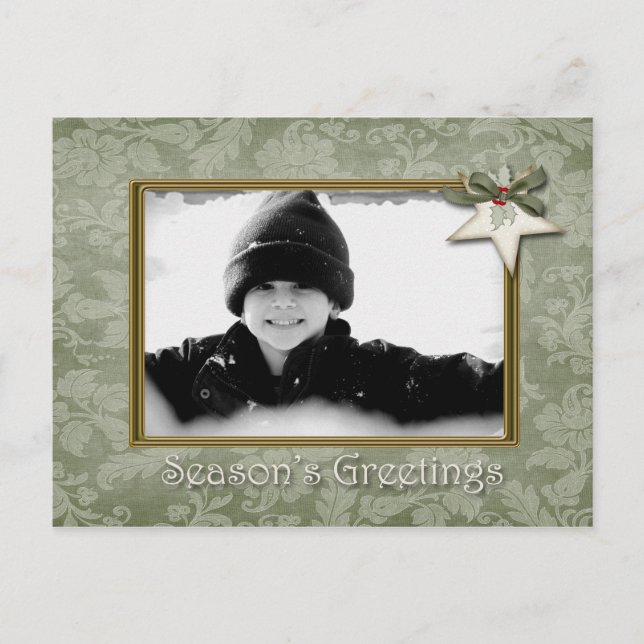 Star Foto Postkarte (Vorderseite)