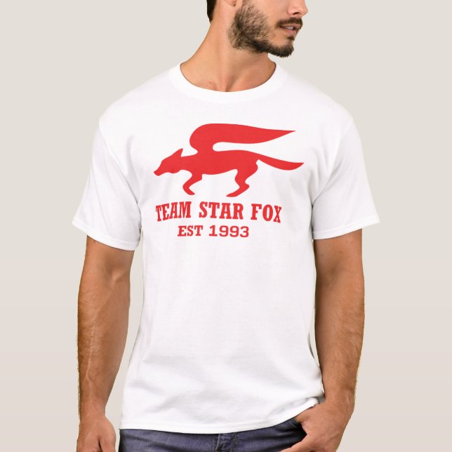 Star Fox Emblem Red Essential T - Shirt (Vorderseite)