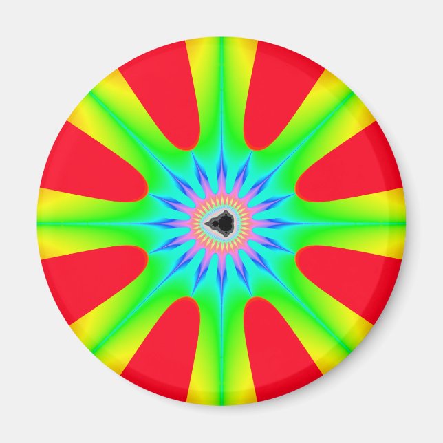 Star - Fraktal Magnet (Vorne)