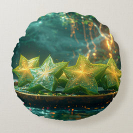 STAR FRUIT - CARAMBOLA - EXOTIC FRUITS RUNDES KISSEN