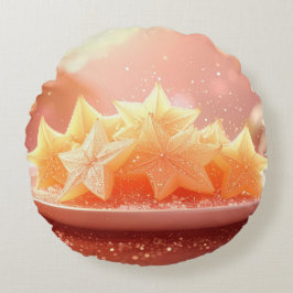 STAR FRUIT - CARAMBOLE - EXOTIC FRUITS RUNDES KISSEN