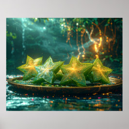 STAR FRUIT - EXOTIC FRUITS POSTER